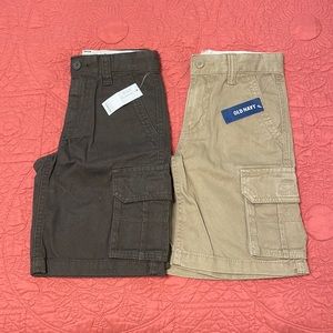 NWT 2 Pair Old Navy Boy’s Khaki Shorts